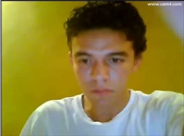 Hot colombian Twink shows his big banana